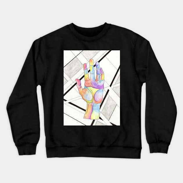 Reaching Out Crewneck Sweatshirt by AaronShirleyArtist